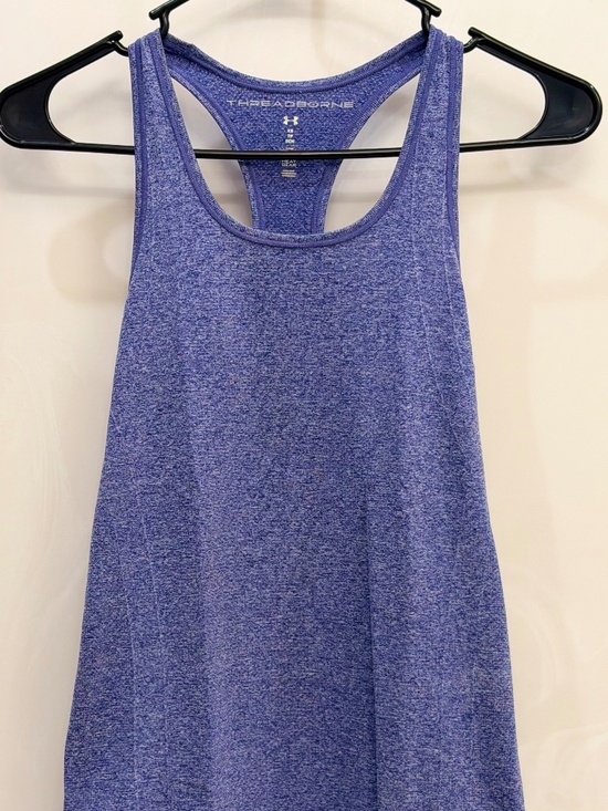 Underarmour Threadborne Heat Gear Racerback Tank in Lilac. XS. - Picture 1 of 3
